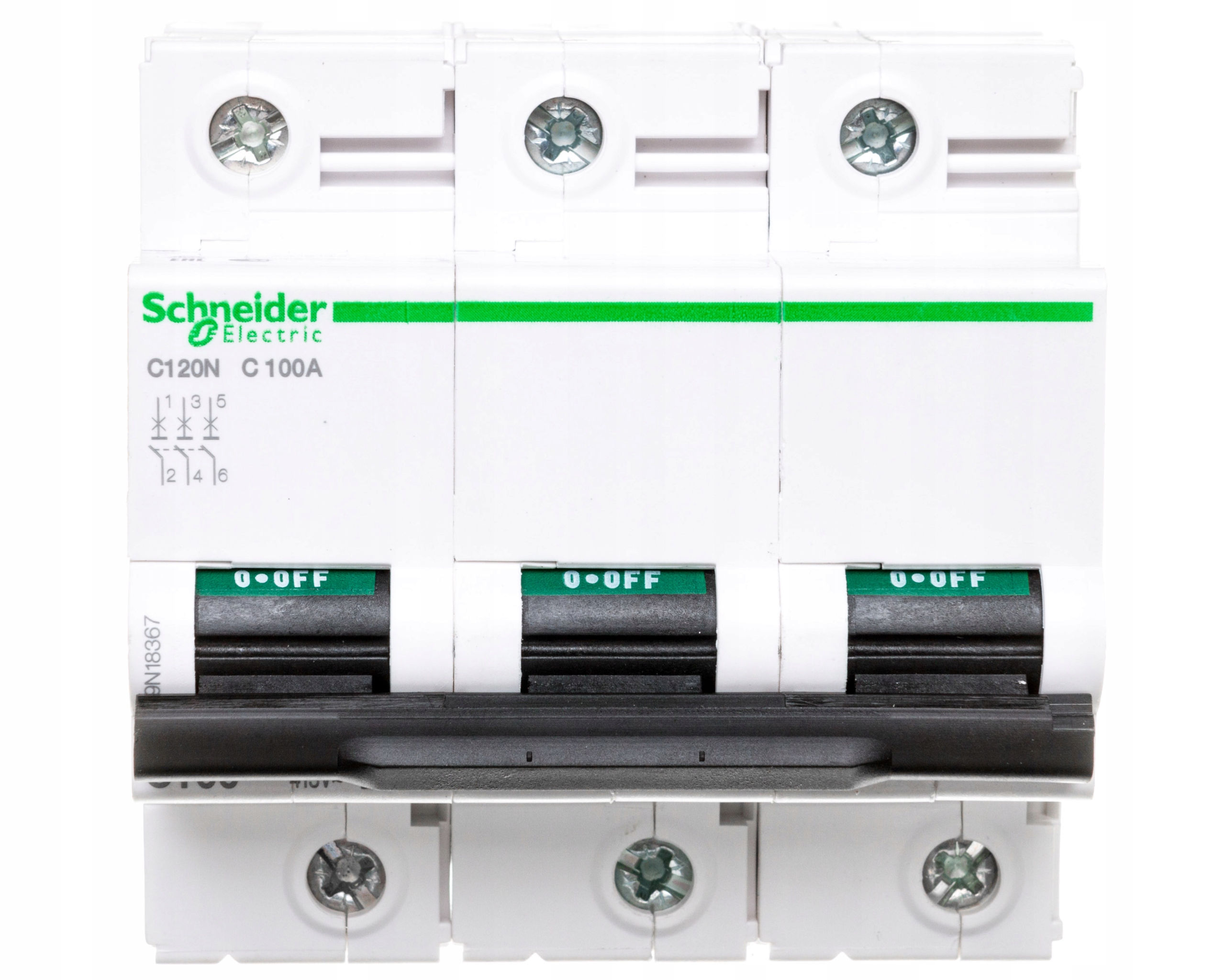 Nadproudový spínač Schneider Electric 230 V IP20 100 A A9N18367