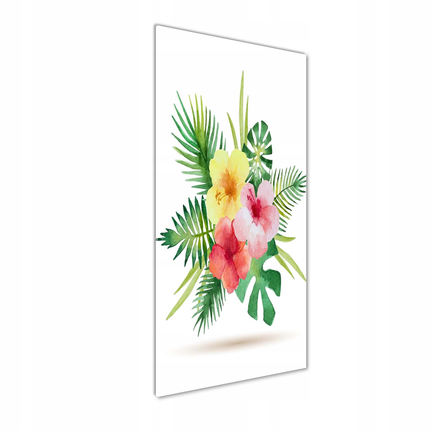 

Foto obraz szkło akrylowe Hawajskie kwiaty 50x125