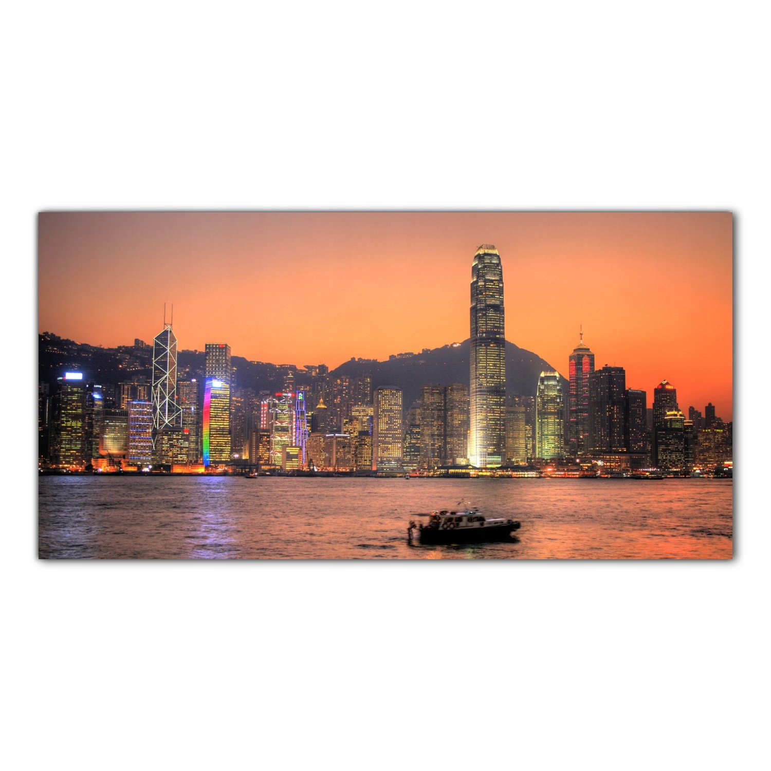 

Obraz Szklany Foto-obraz Hong Kong Zatoka 100x50
