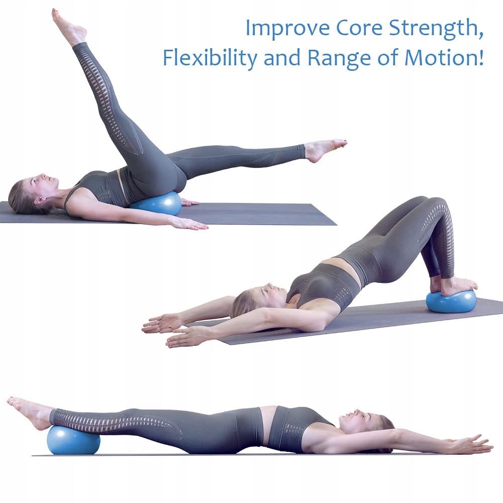 FLINTRONIC Piłka Gimnastyczna 25cm Pilates Yoga Antywstrząsowa Fitness — miniatura 5