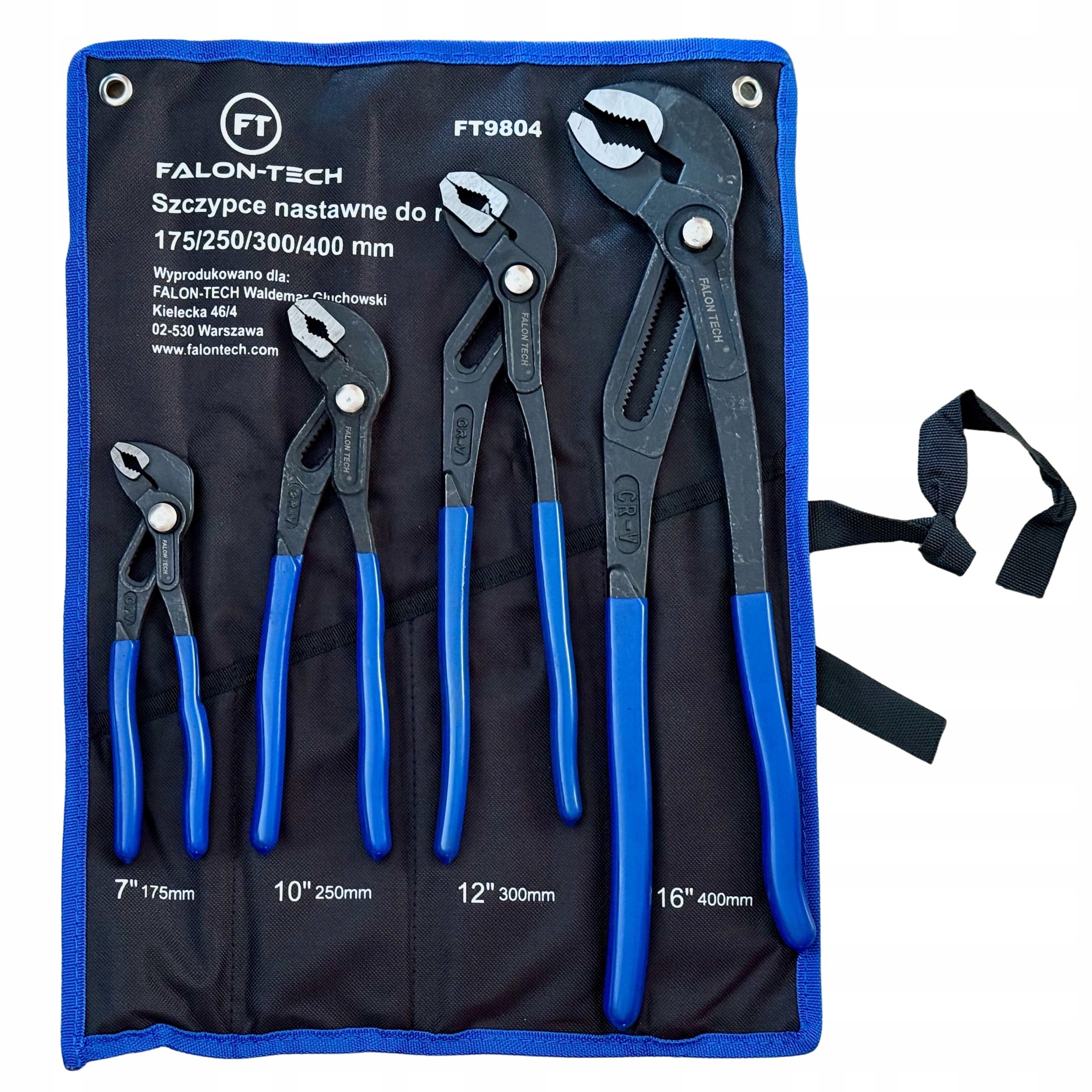 Klucze Nastawne Do Rur Typ S Szwedzki Cęgi Szczypce Żabka Zestaw 4 Sztuk