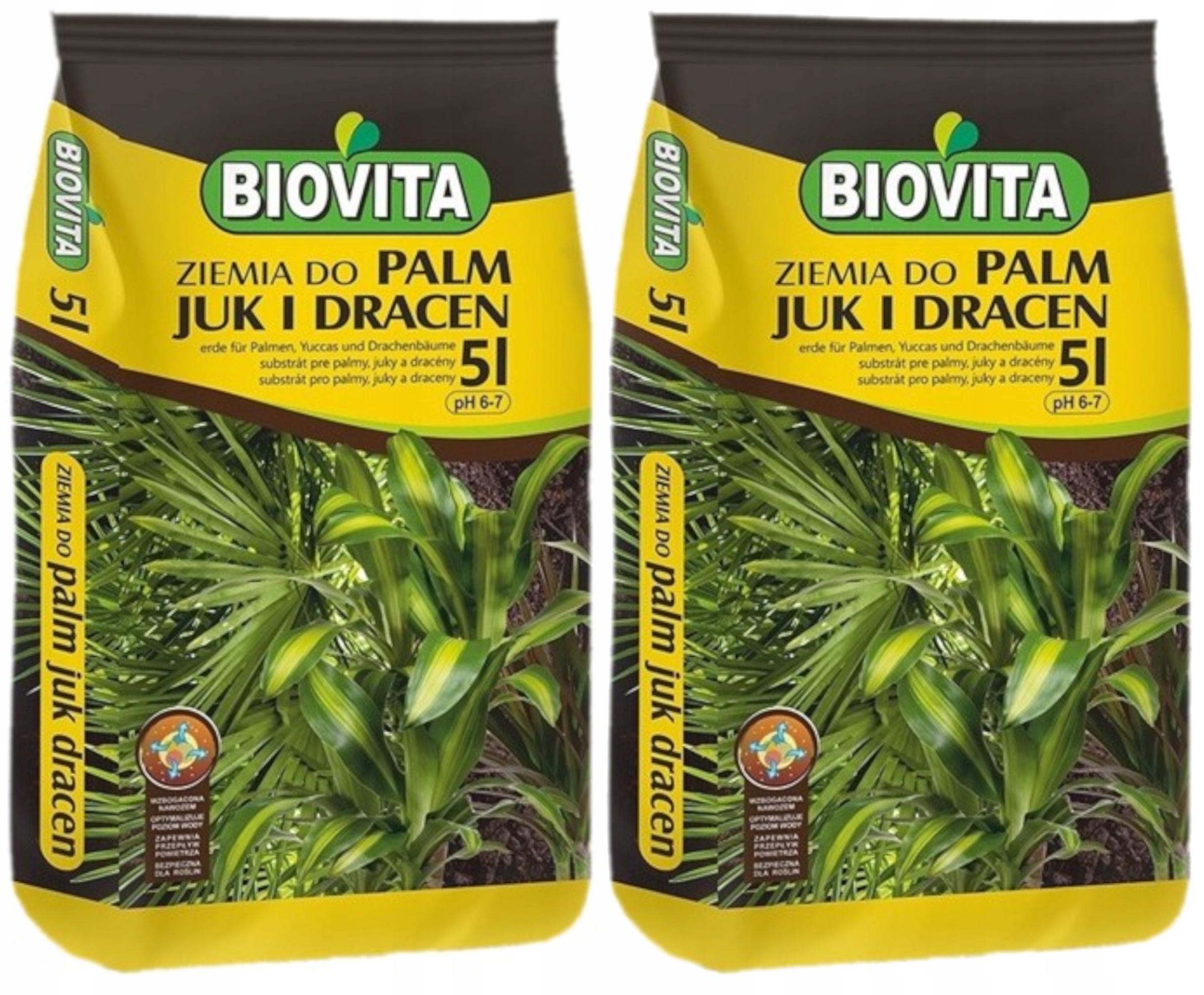 

Ziemia Podłoże Do Palm Juki Dracen 10L Biovita