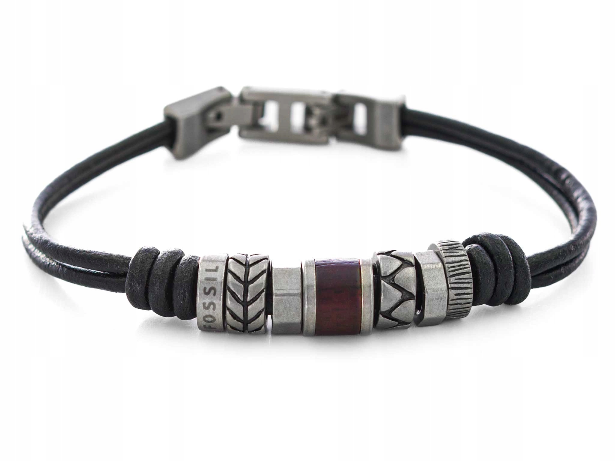 Pánský Náramek Fossil JF84196040 S Obalem