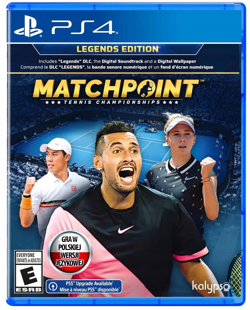 Matchpoint Tennis Championships Legends Edition PS4 PS5 po Polsku Nowa