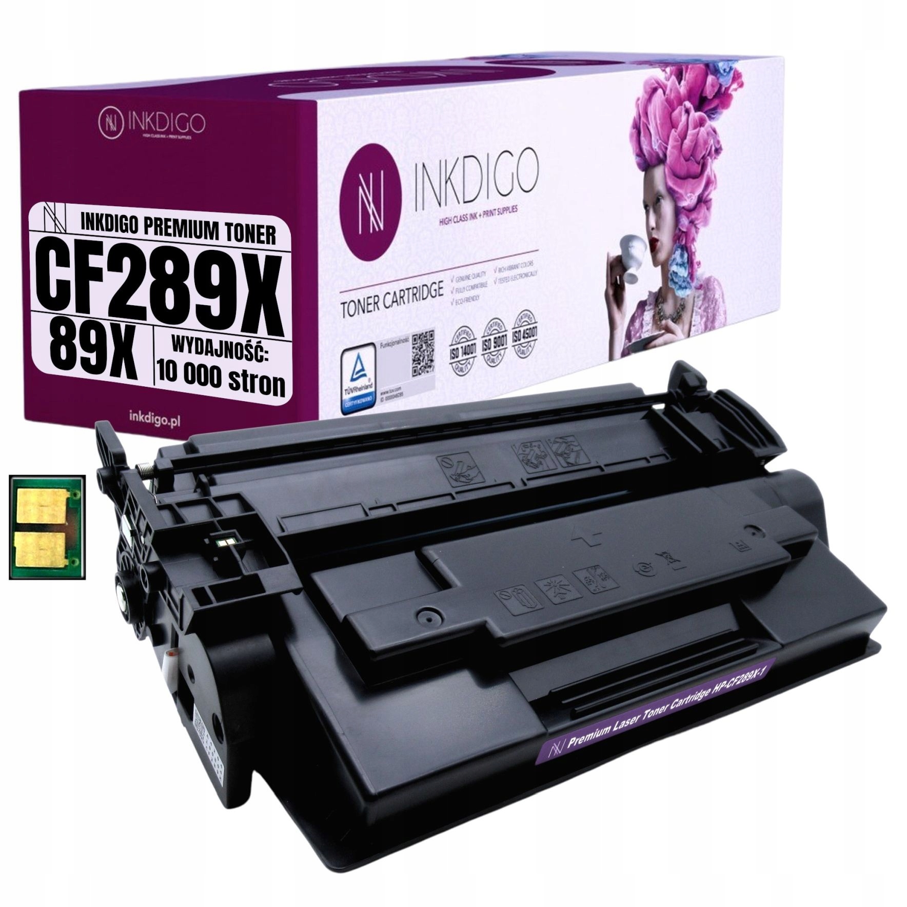 Náhradní Toner CF289X S Čipem Pro Hp Laserjet Enterprise M507DN