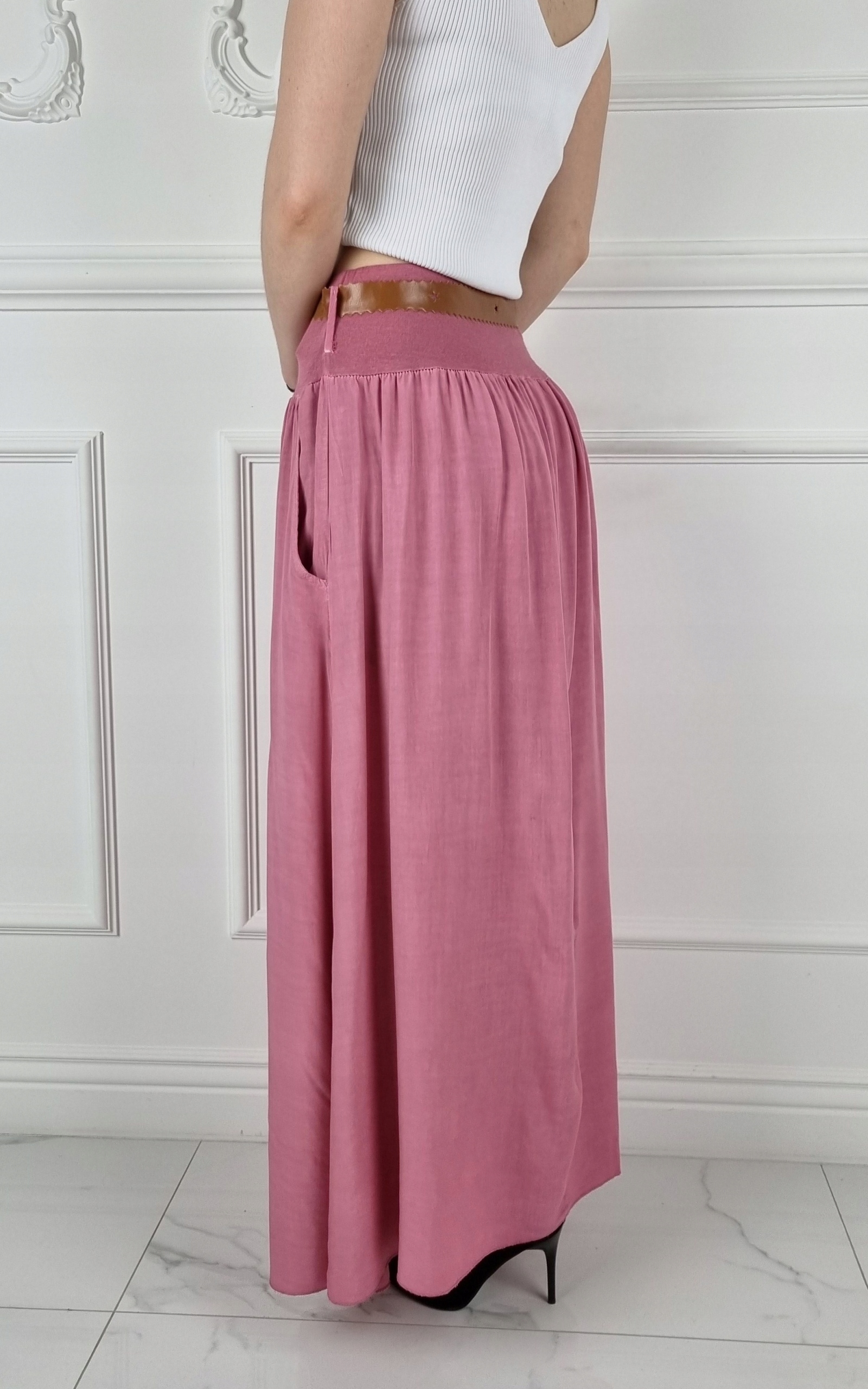 ZWIEWNA DŁUGA SPÓDNICA MAXI DO KOSTEK BOHO DAMSKA Rozmiar uniwersalny