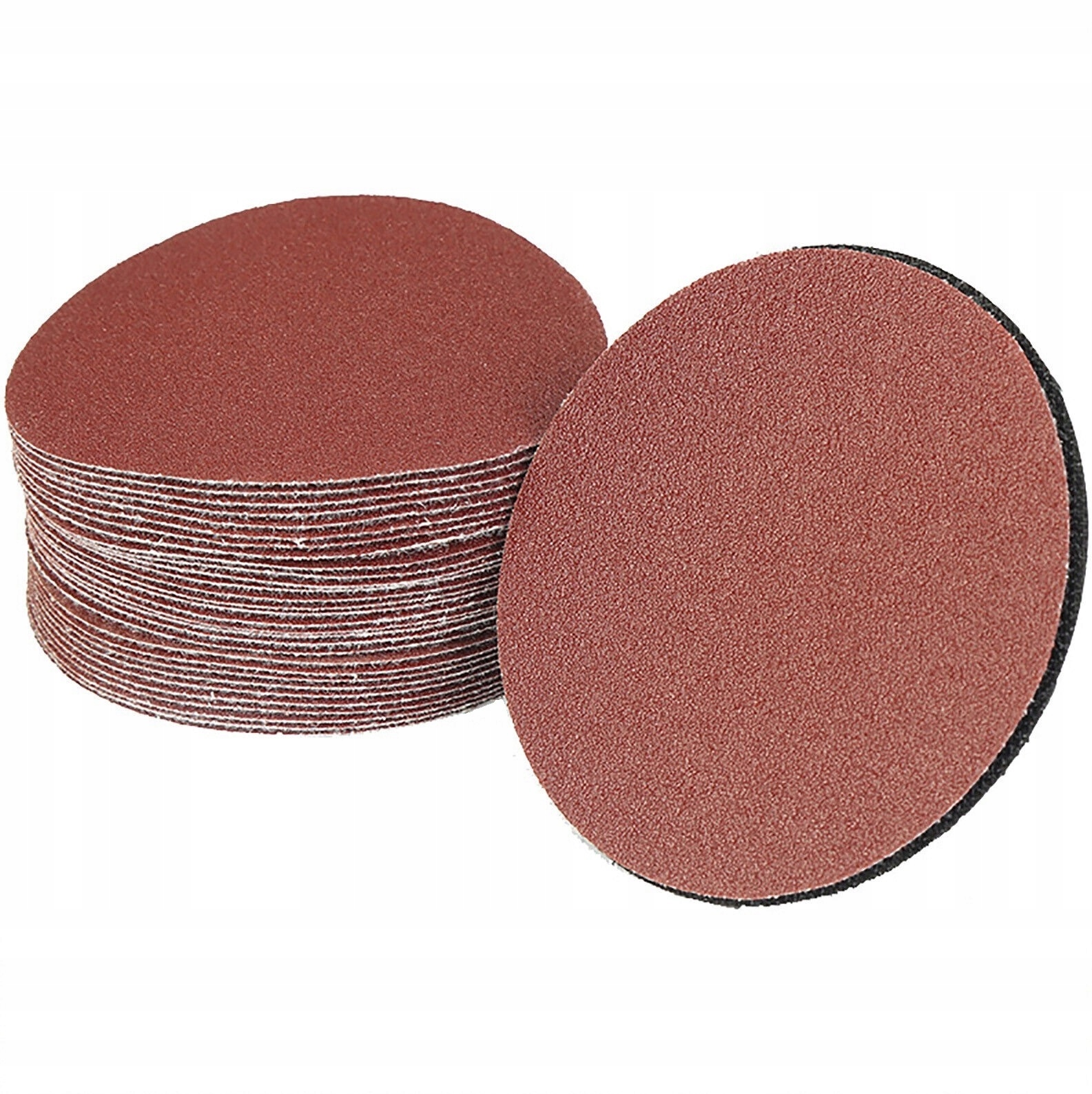 50szt PAPIER ŚCIERNY RZEP KRĄŻEK DYSK 125mm P220