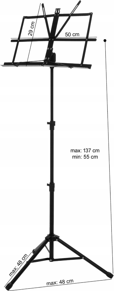 Pulpit do nut statyw stojak M-tunes mtS-110H black Stan opakowania oryginalne