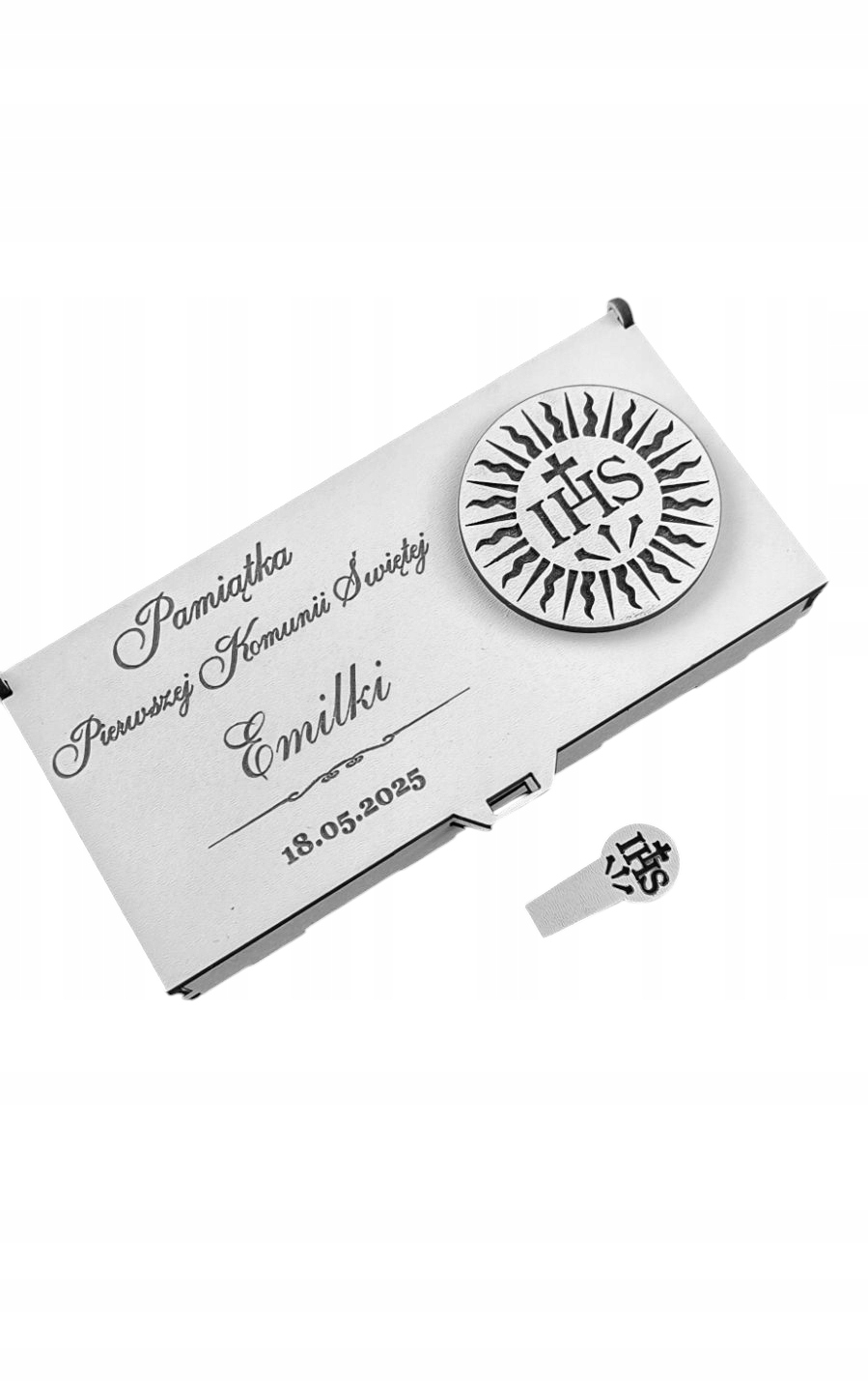 Komunia , pudełko na pieniądze Pierwsza Komunia Święta