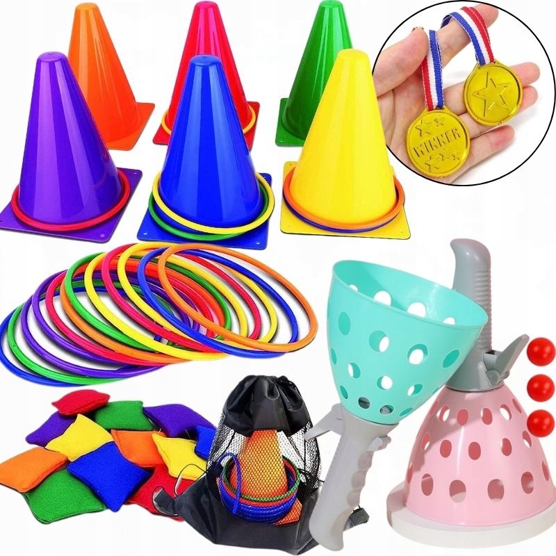 Аркадная Игра Тренировочные Конусы Ринго Мешочки Обручи Поймать Мяч