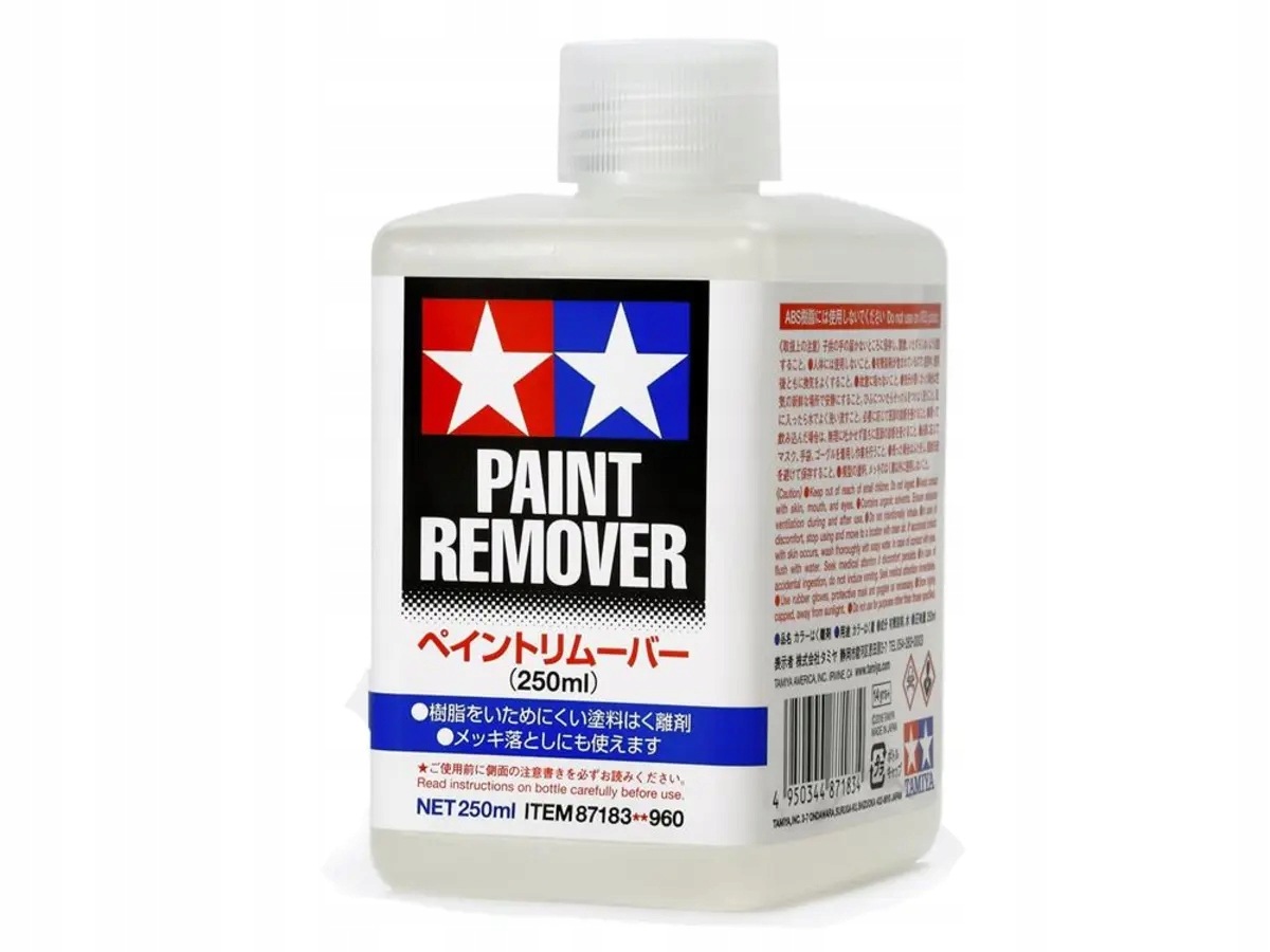Čistič všech barev Paint Remover 250 ml Tamiya 87183