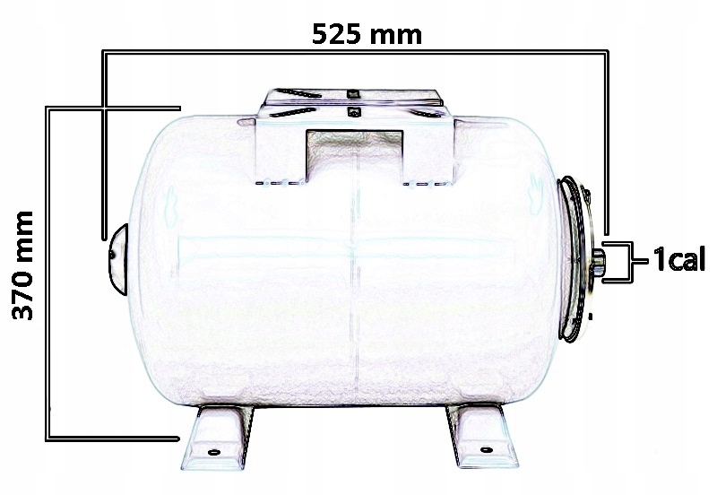 ZBIORNIK WODY PRZEPONOWY HYDROFOR 50L STAL WĘGLOWA Rodzaj pompy zestaw hydroforowy