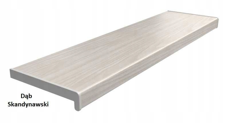 Parapet wewnętrzny PCV DĄB SKANDYNAW/WIEJSKI 30cm.