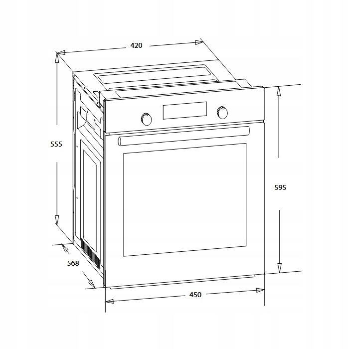Piekarnik elektryczny MPM MPM-45-BO-23C Marka MPM