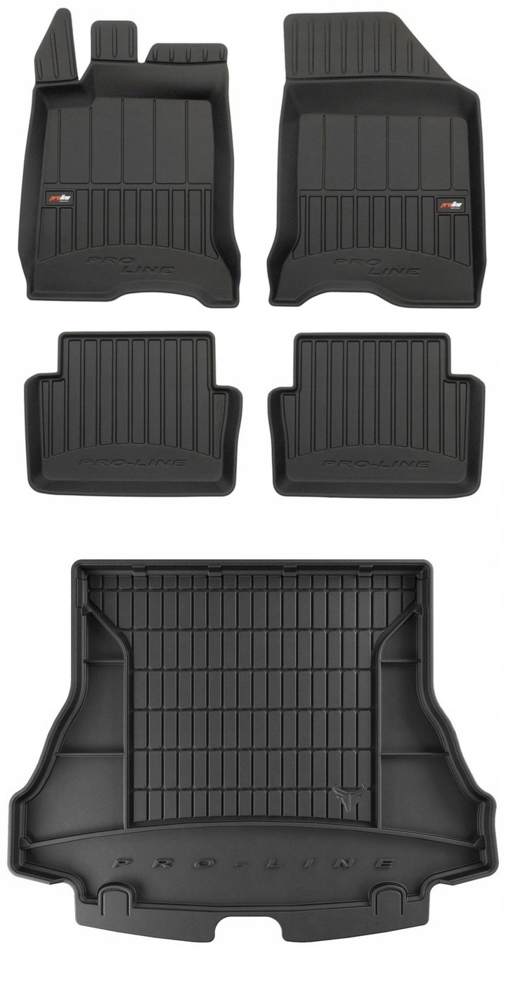 Set 3D gumové rohože Renault Laguna 2 Kombi 2001-2007