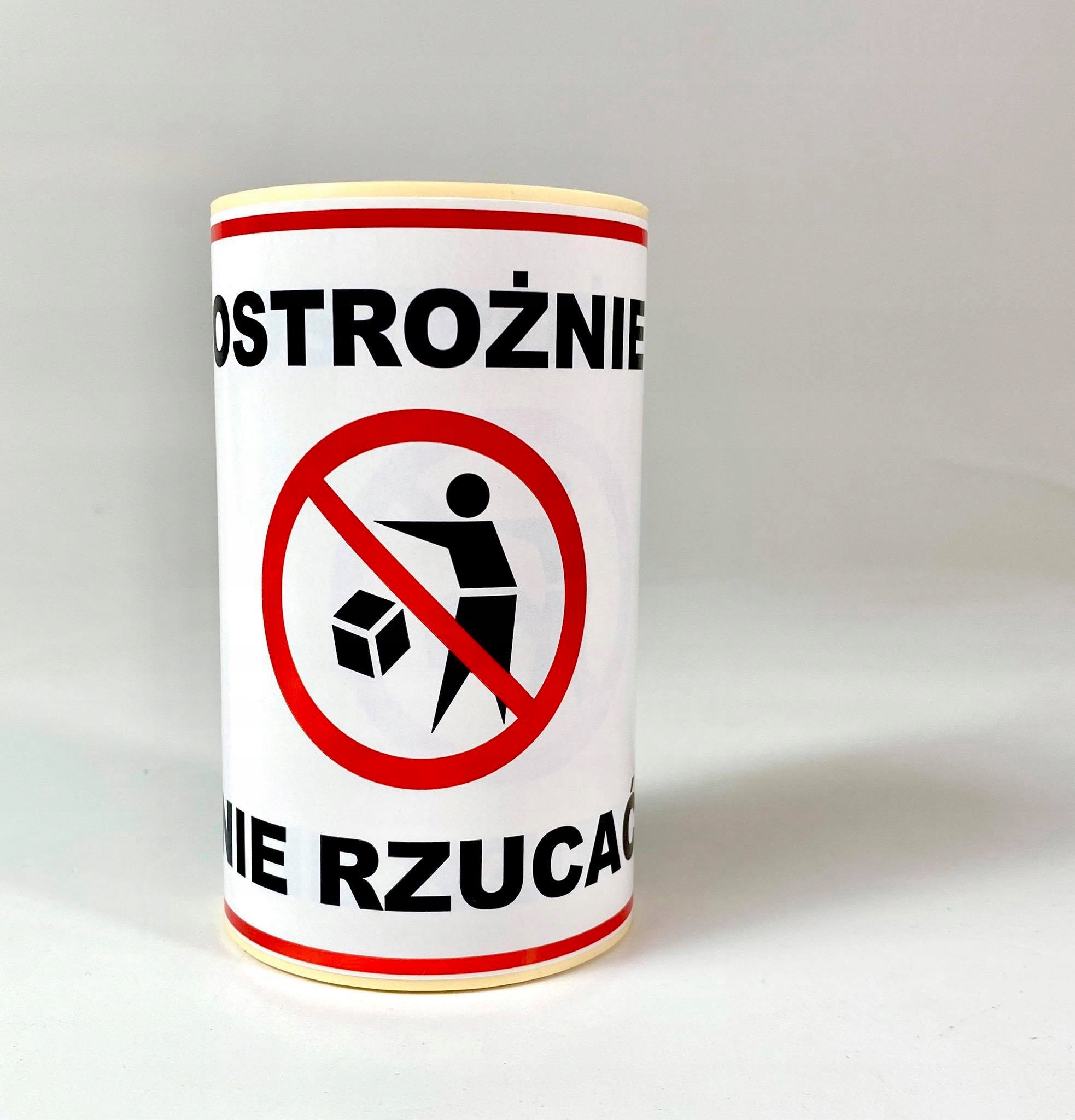 

Etykieta Z Nadrukiem Ostrożnie Nie Rzucać R40 100