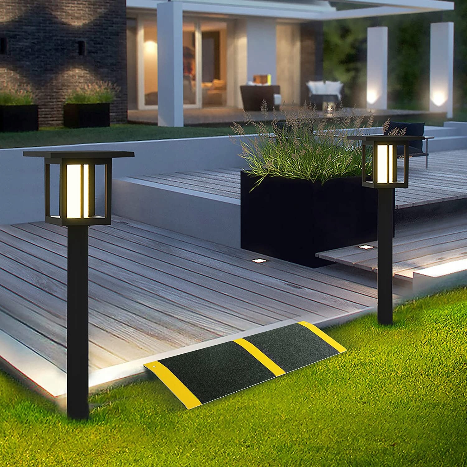 RAMPA DO WÓZKÓW INWALIDZKICH PROGOWA 30 x 80 cm Waga produktu z opakowaniem jednostkowym 3 kg