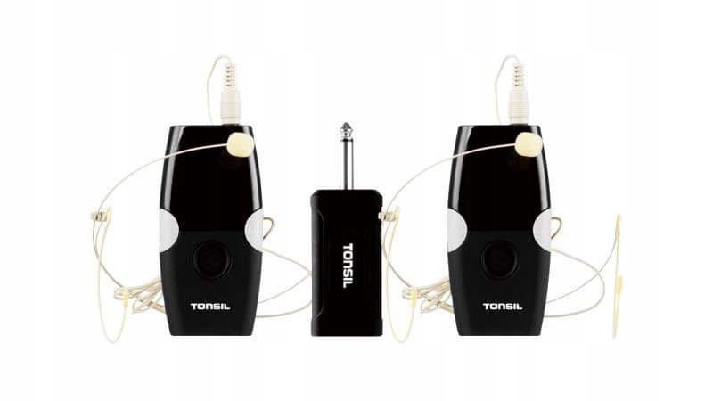 Tonsil Mbd 440 Bezdrôtový systém s prijímačom 2x Náhlavný mikrofón