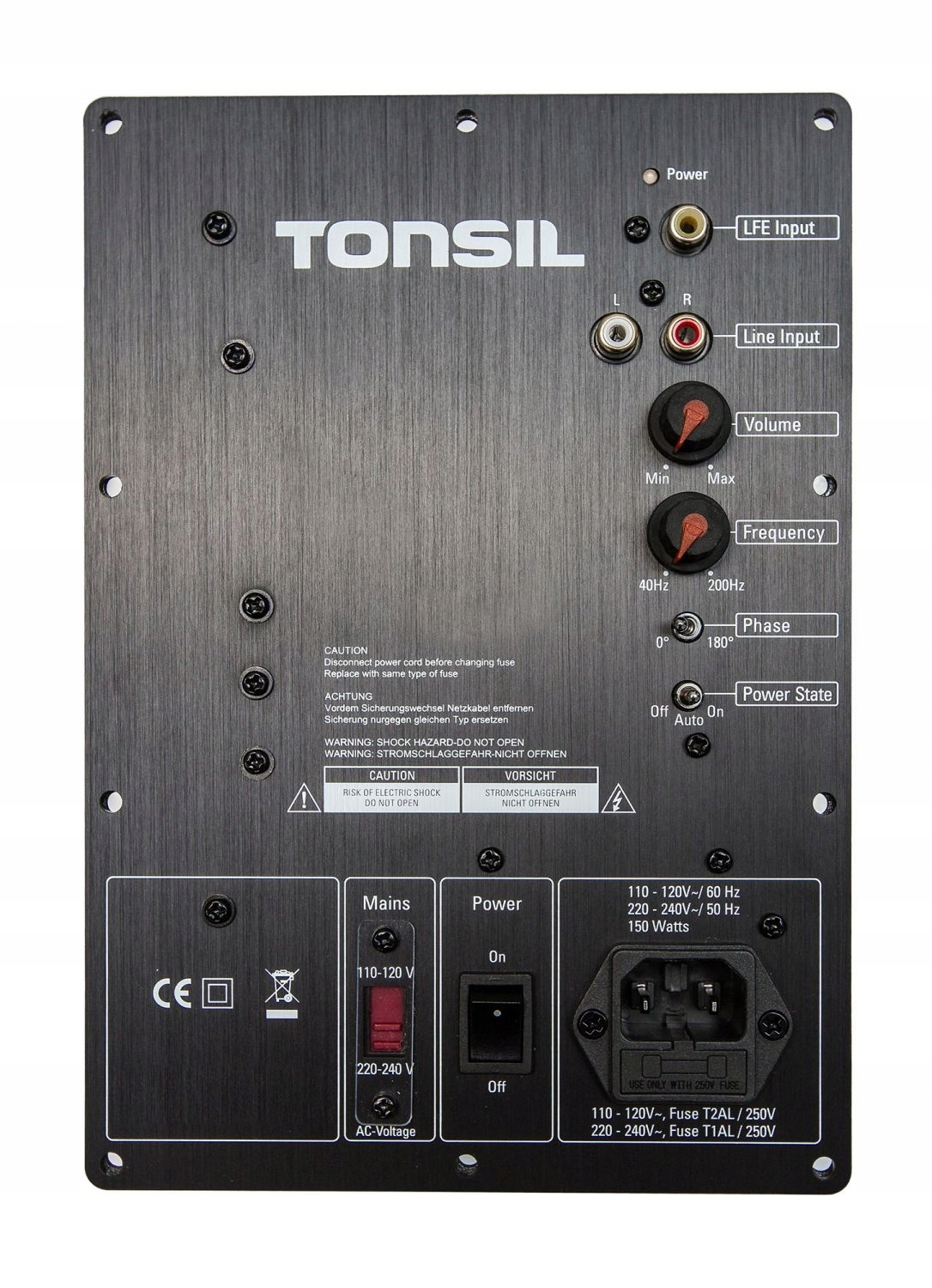 

Tonsil WA-200 Wzmacniacz do subwoofera 300W