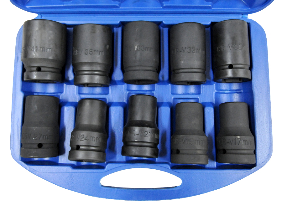 NASADKI UDAROWE KLUCZE 1 ZESTAW NASADEK 17 41mm Weight with packaging 6 kg