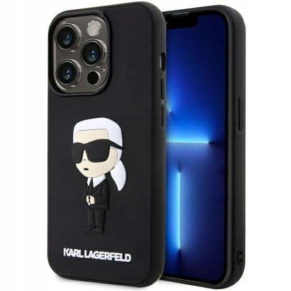 Pouzdro Karl Lagerfeld KLHCP14L3DRKINK iPhone 14 Pro 6.1