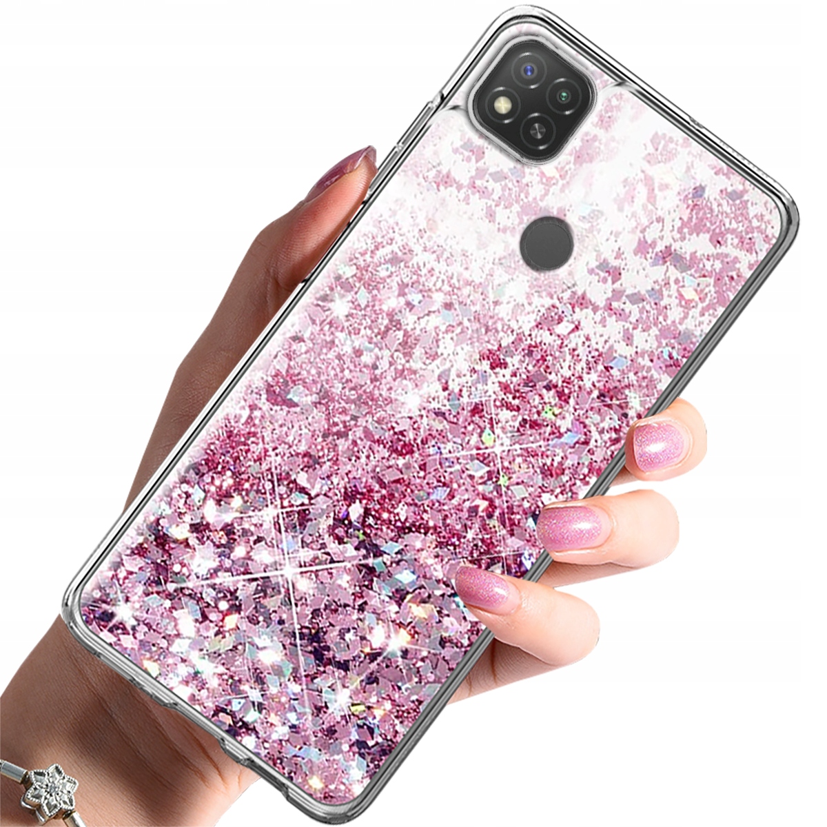 

Etui Brokat Case Szkło 9H do Xiaomi Redmi 9C