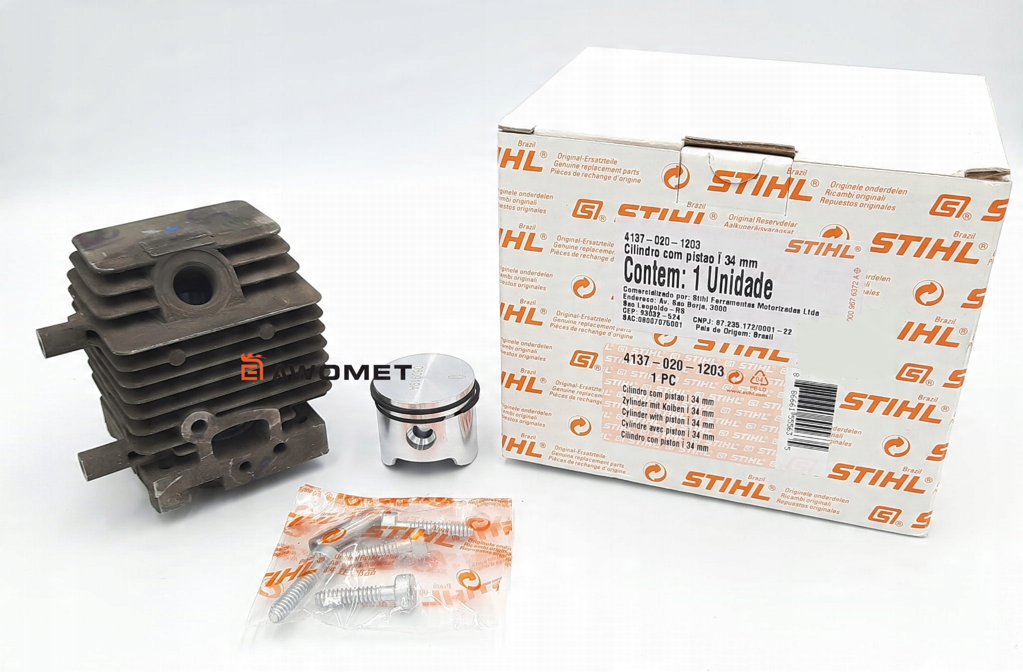 

Cylinder tłok Stihl Fs 80, Fs 85 (34mm) - oryginał
