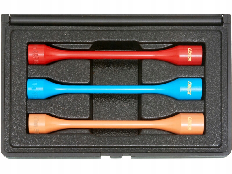 Zestaw 3 nasadek 1/2" 17, 19, 21 mm