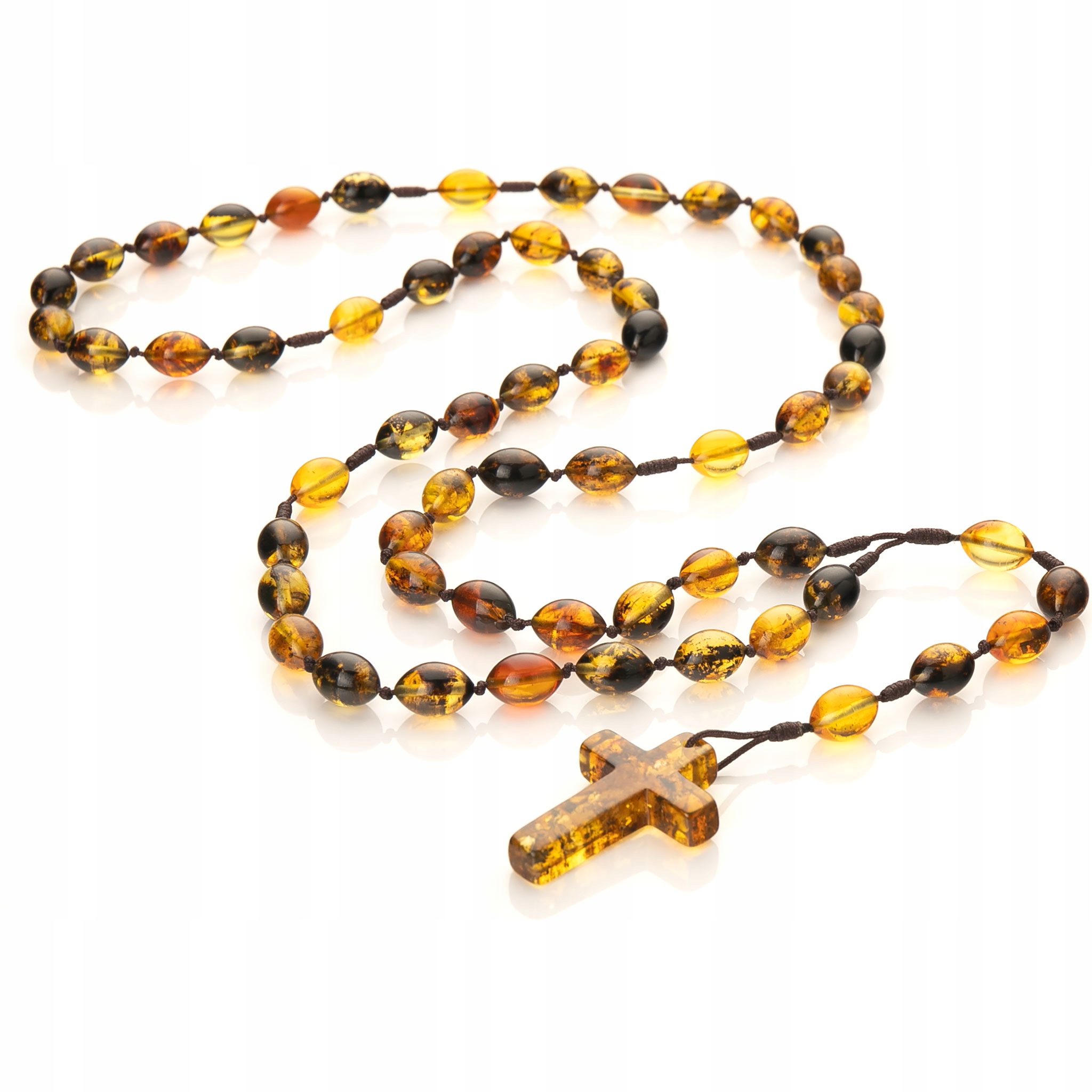 Exkluzivní růženec z baltského jantaru