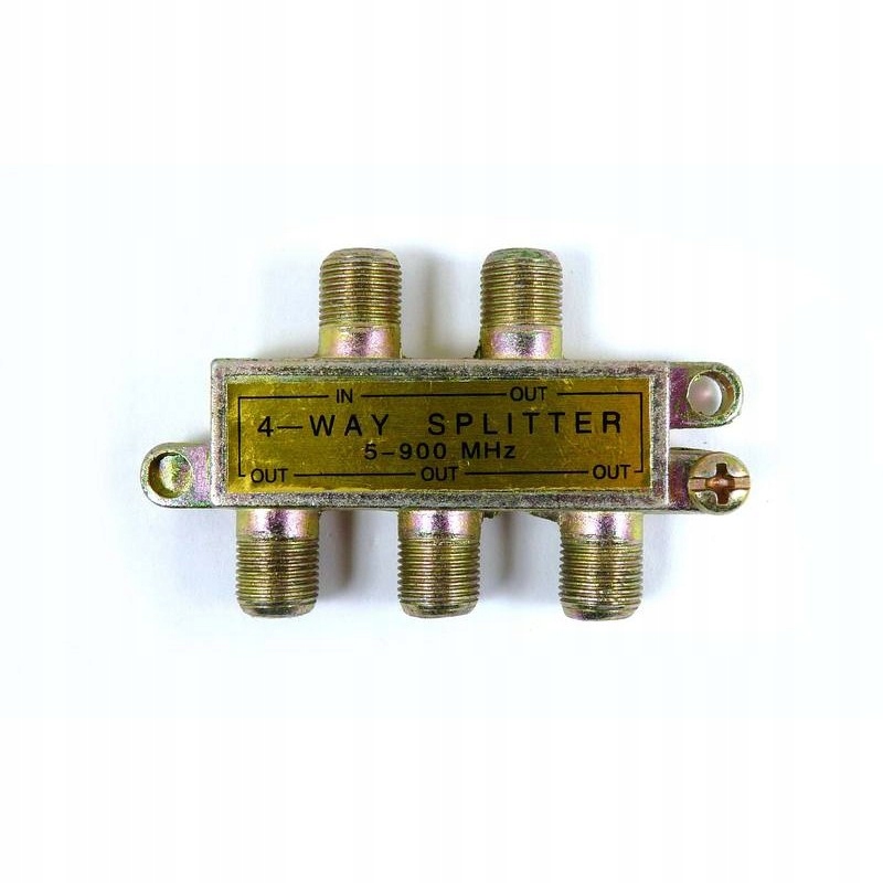 

Rozdzielacz antenowy Wejście F 4x Wyjście F F04