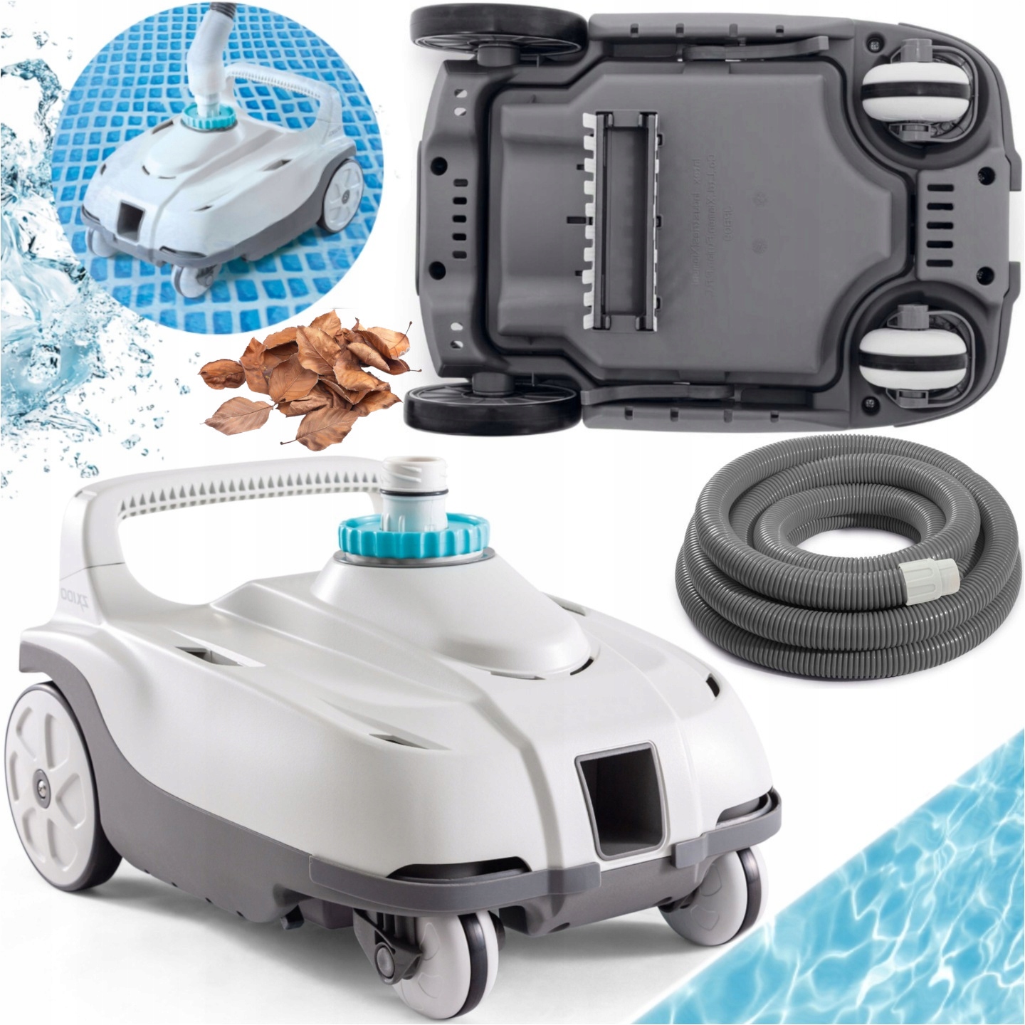 Automatyczny Robot Do Czyszczenia Dna Basenu Odkurzacz Basenowy XL Mocny