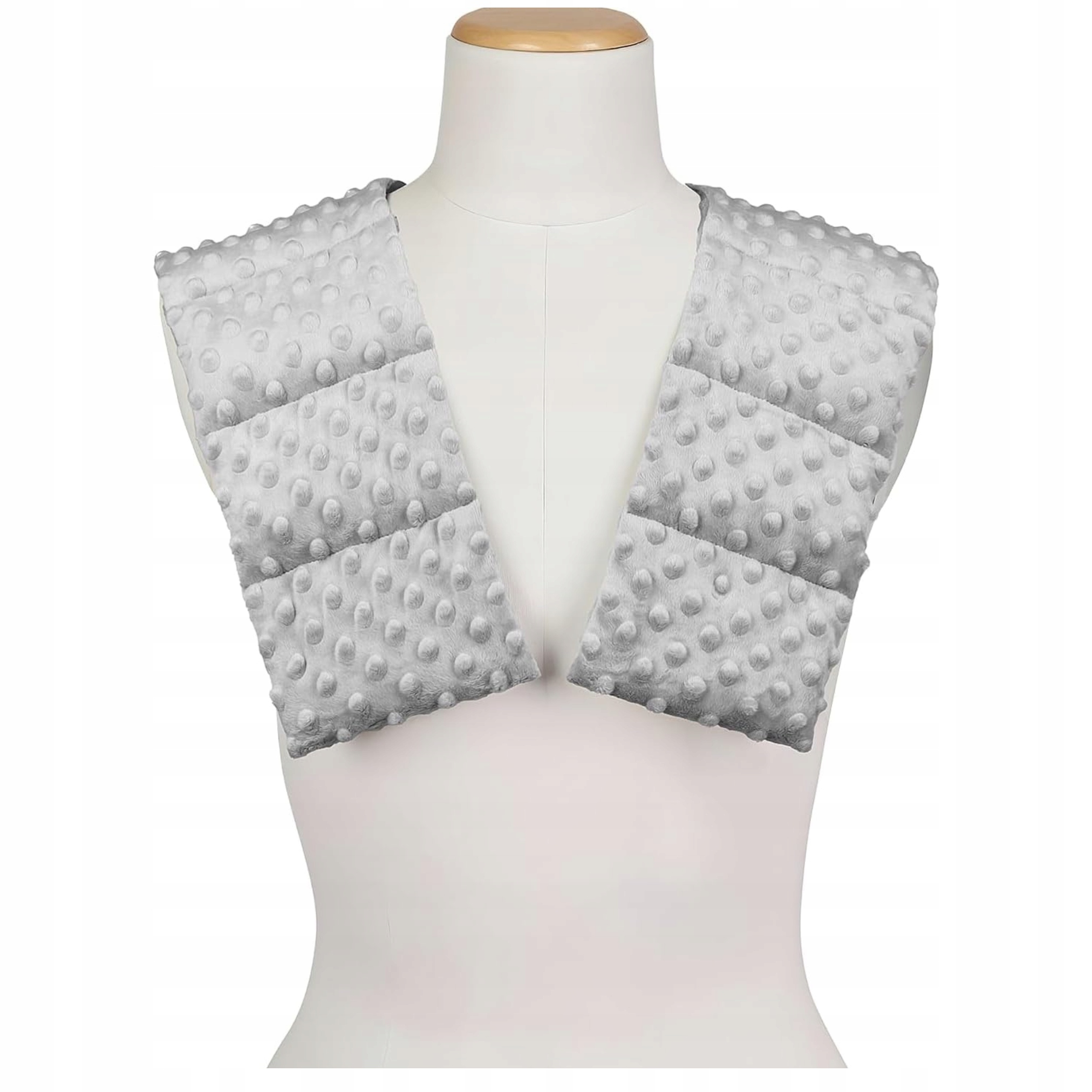 Kołnierz obciążeniowy sensoryczny Odstresowujący Adhd Autyzm 3kg Srebrny