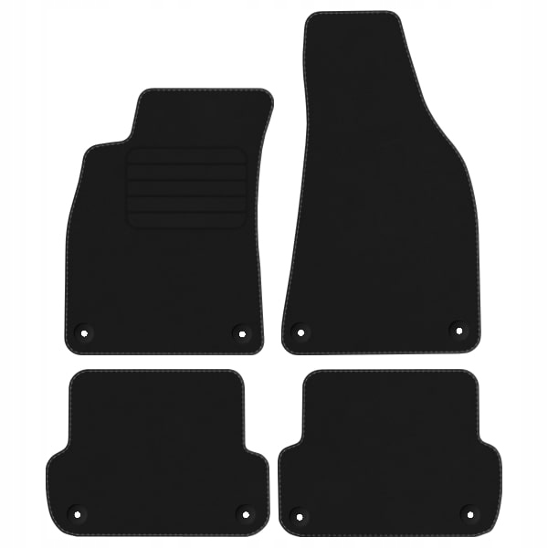 Seat Exeo 2008-2013 velurové koberce Comfort Černé