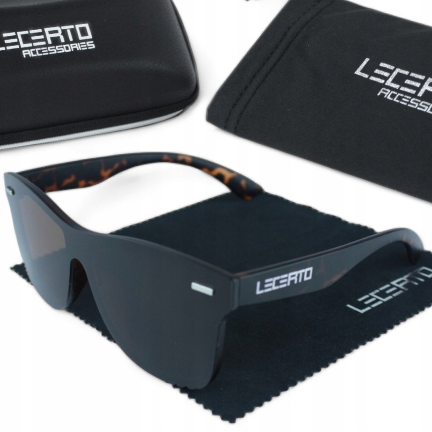 OKULARY PRZECIWSŁONECZNE POLARYZACYJNE UV400 DLA KIEROWCÓW ZESTAW LECERTO