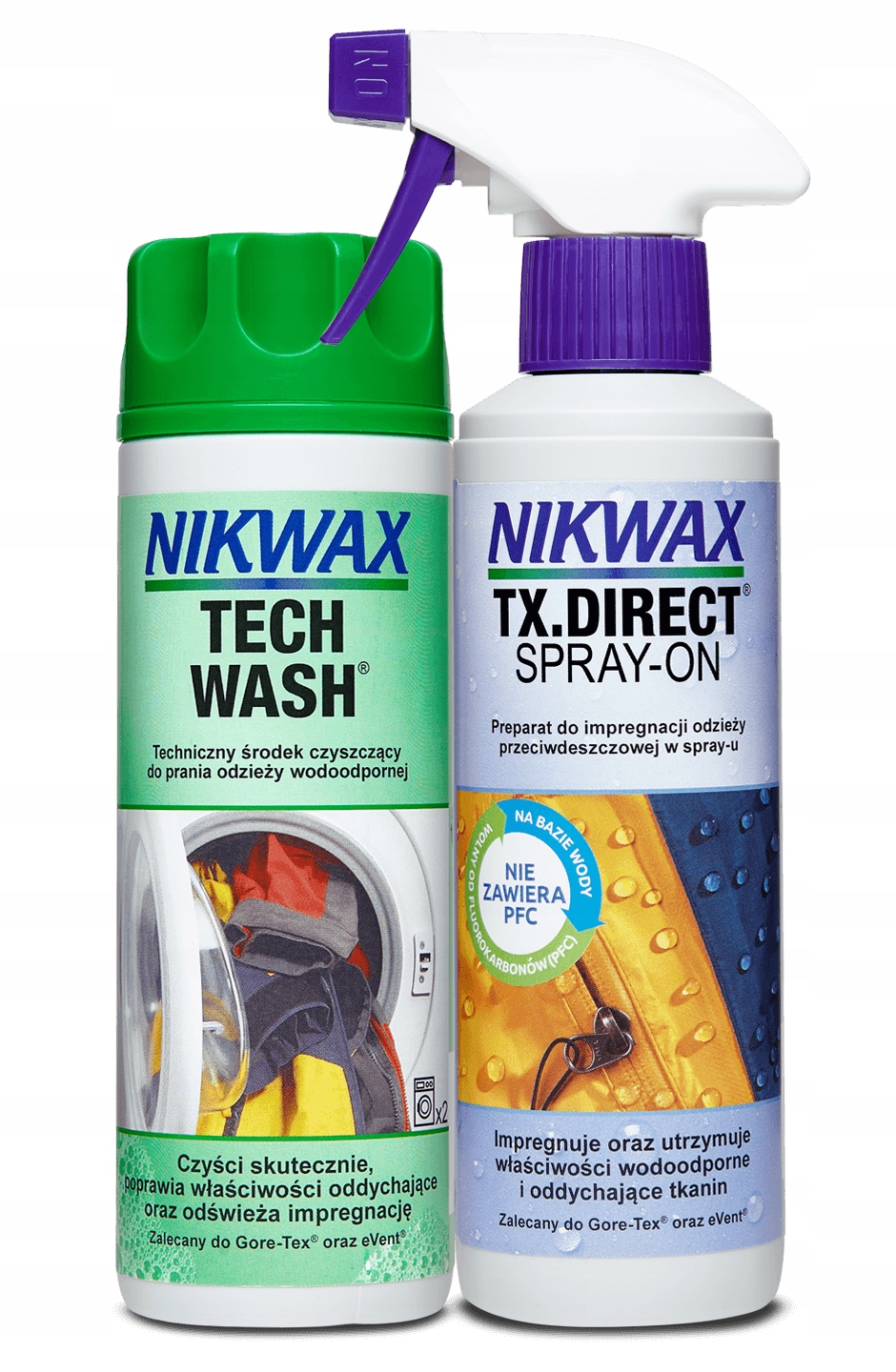 

Zestaw Nikwax do Prania i Impregnacji odzieży