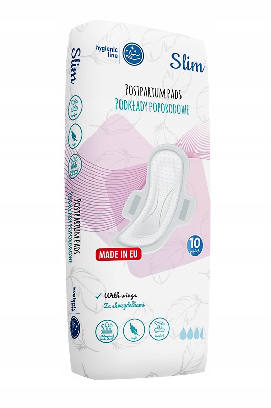 

Akuku Podkłady Podpaski Poporodowe Slim 10 szt.