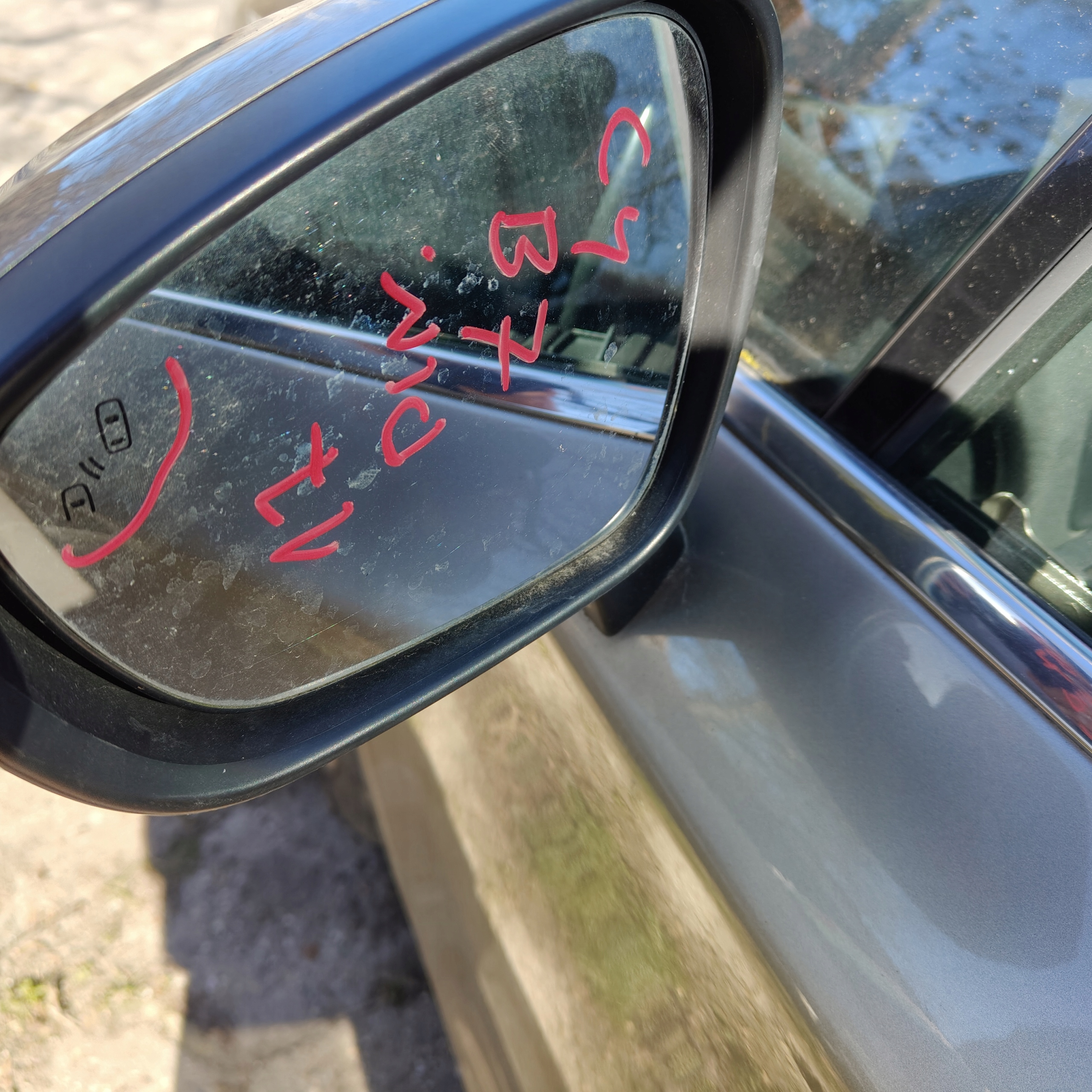 mirror exterior left CITROEN C4 B7 II 17 PIN EUROPA MARTWE POLE