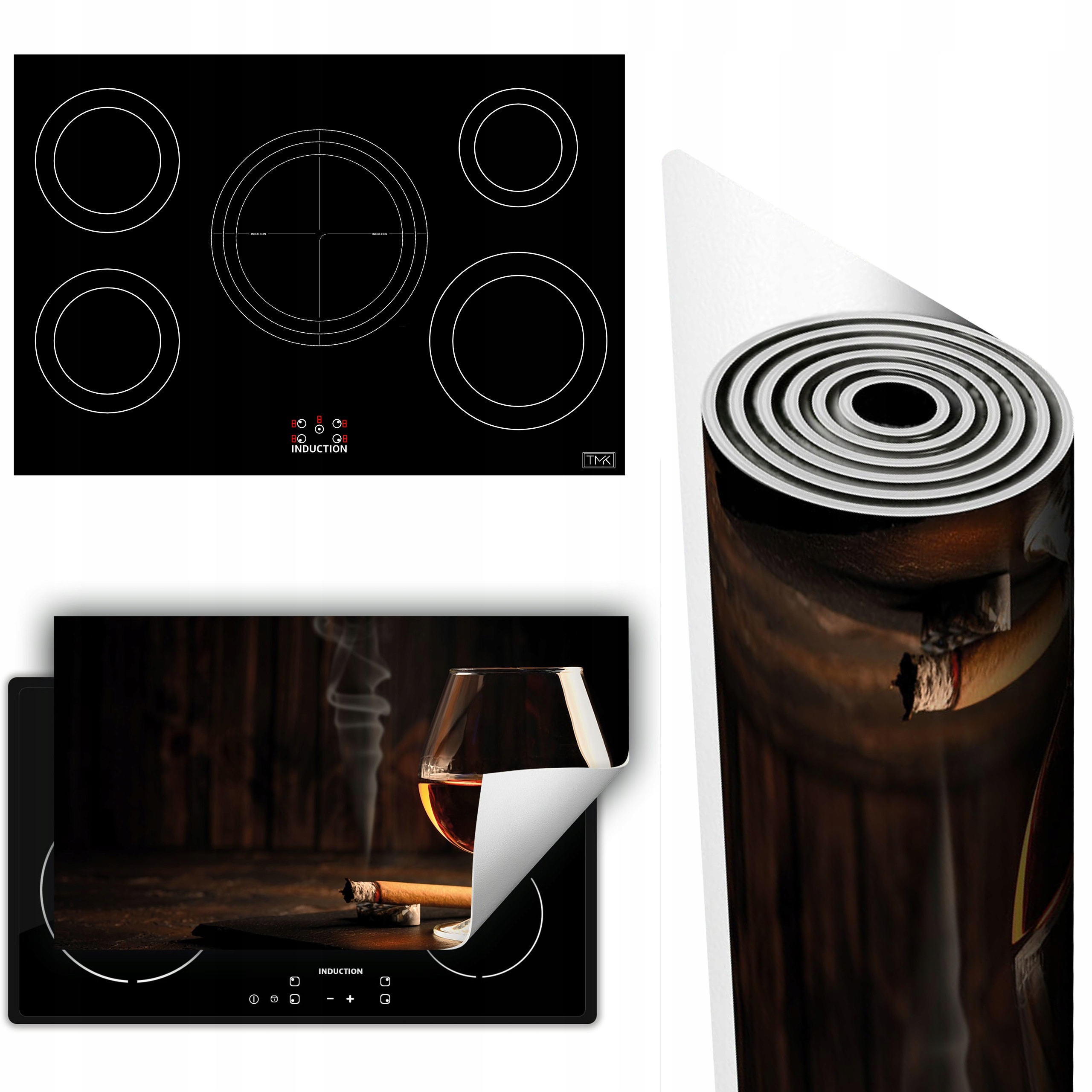 Vinylová Podložka Ochrana Kuchyňské Desky 90x52 Cigaro