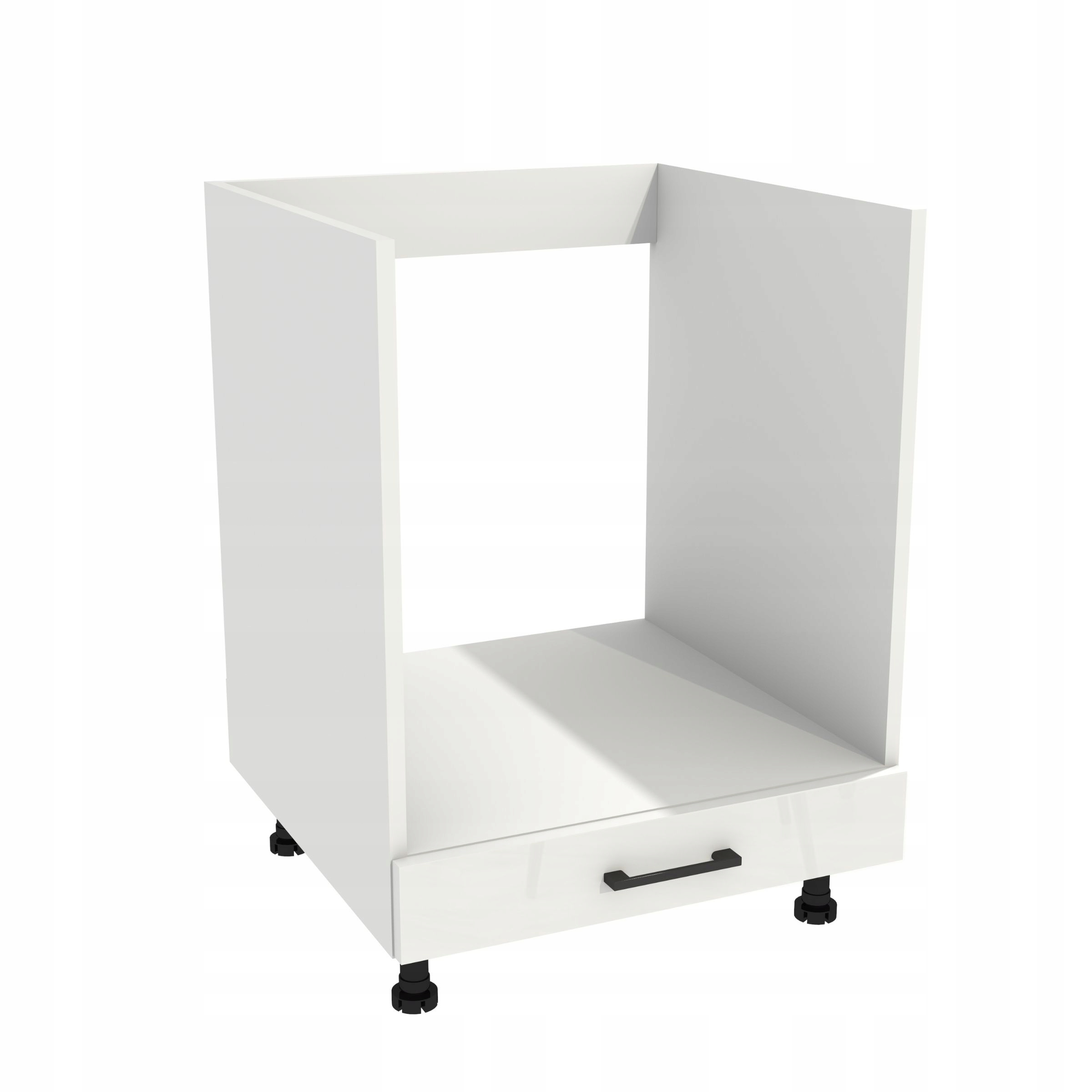 Spodná kuchynská skrinka pod rúru 60 Capri Biela predná strana Biela Akryl Lesk