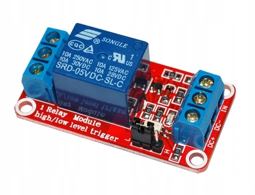 Moduł przekaźnika z separacją 5V 10A + do arduino