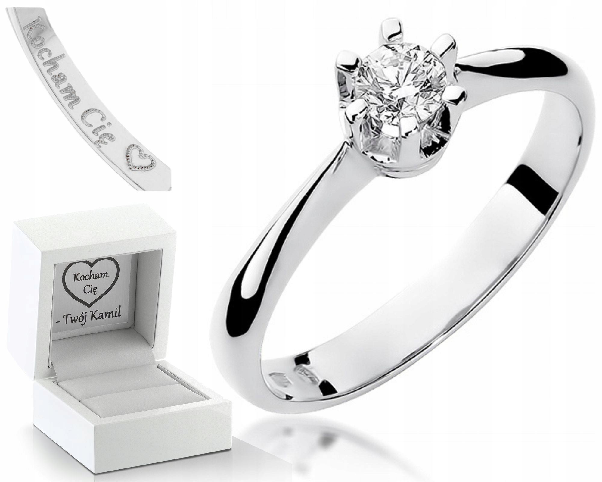 Prstýnek S Briliantem Pro Zásnuby