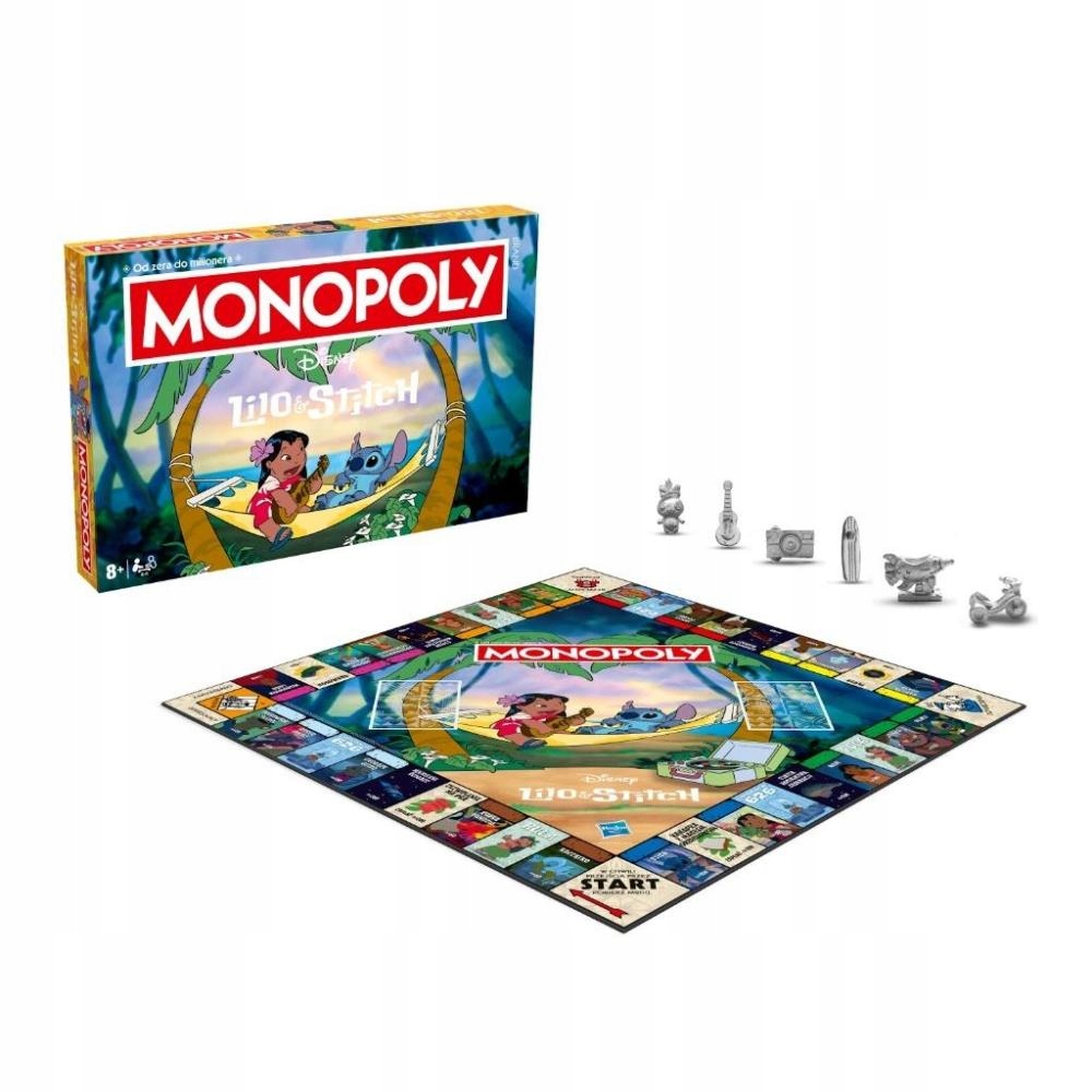 Gra Planszowa Monopoly Lilo&stitch Winning Moves