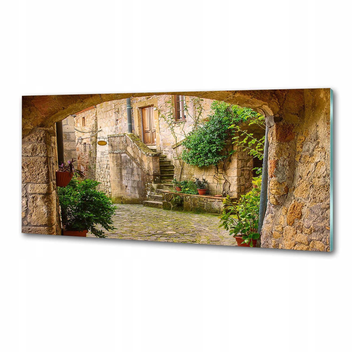 Panel do kuchyne Talianske uličky 125 x 50 cm Lepidlo