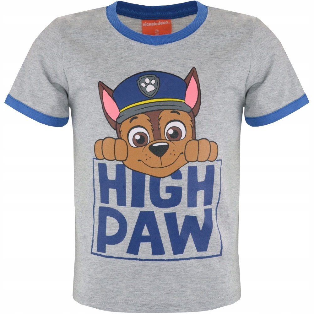 

Koszulka Psi Patrol High Paw szara 122
