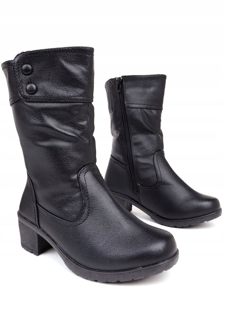 

Kozaki czarne matowe 1 Caroline 38 Czarny