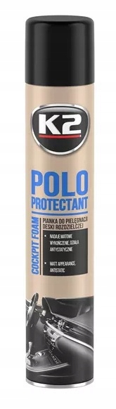 Pianka do kokpitu K2 Polo Protectant Mat K418 750ml Fahren antystatyczna Uv