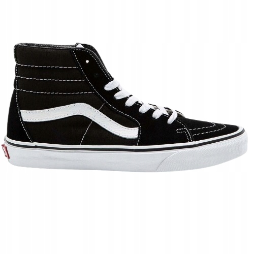 Vans SK8-HI Vysoké Tenisky S Kůží, Šněrovací, Pánské, Černé, 44 U1D