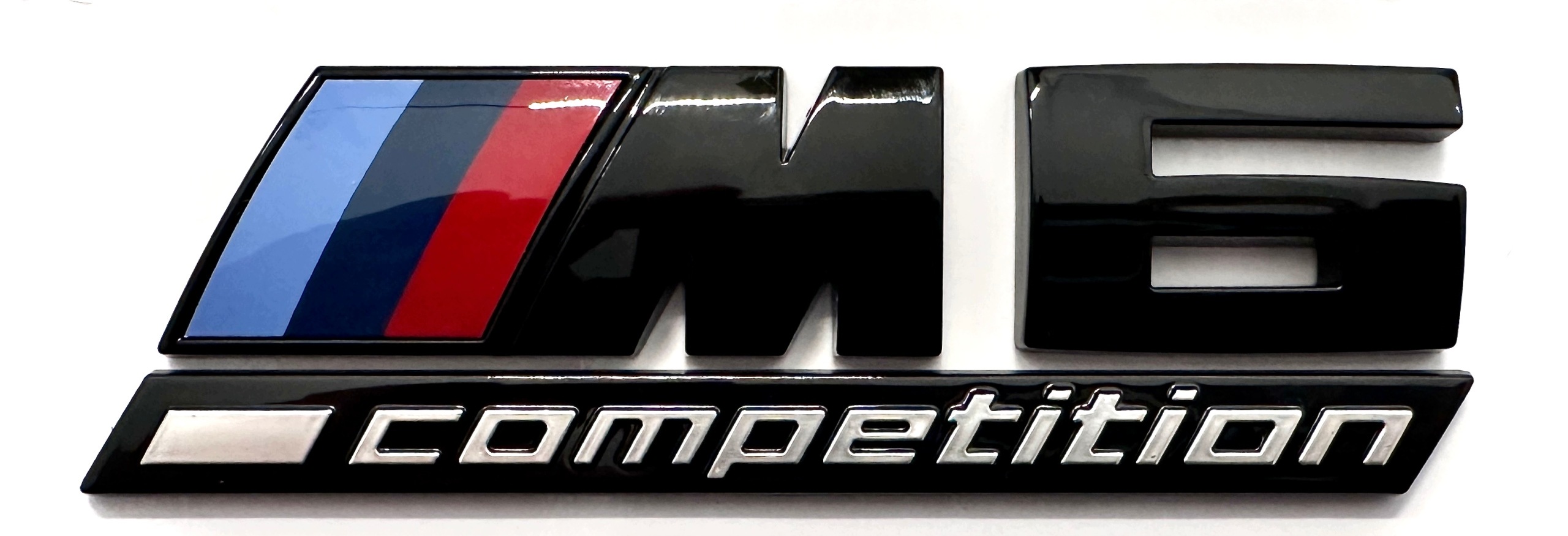 Bmw F06 F12 F13 M6 Competition emblém logo znak nápis čierny