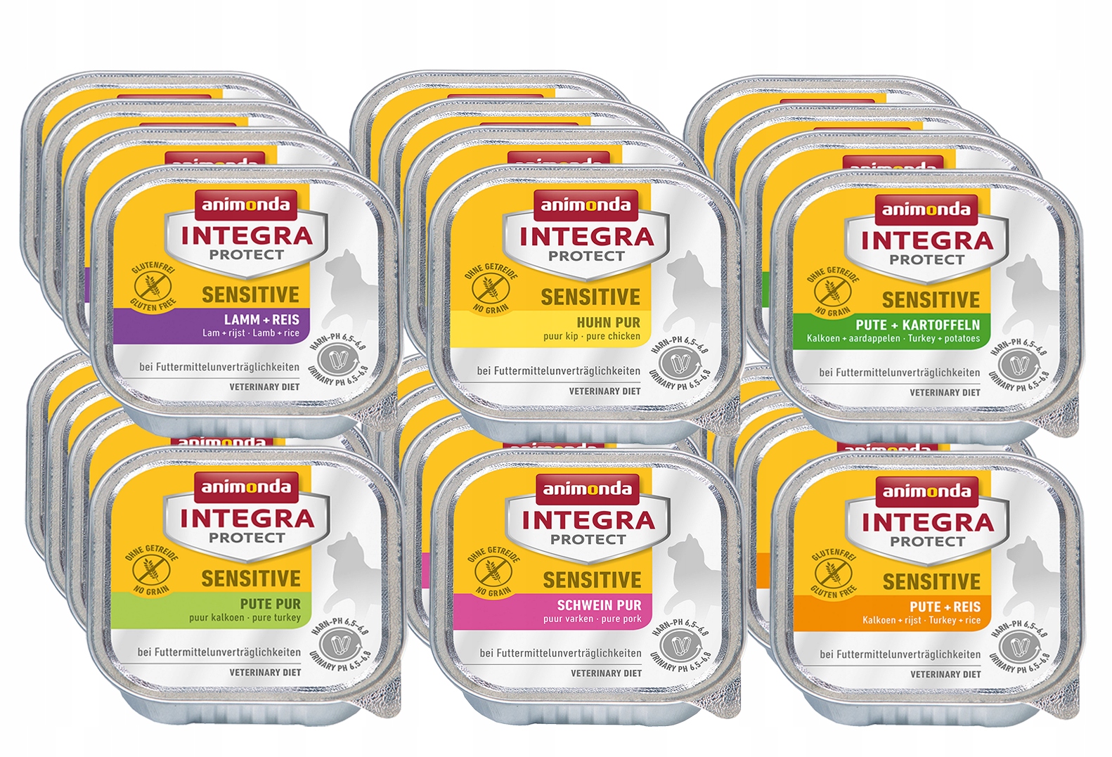 Animonda Integra Sensitive (potravinová přecitlivělost) 24x100 g mix chutí