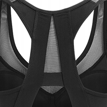 Biustonosz sportowy Top Siatkowy Do Biegania Yvette Wysokie wsparcie R. 2XL Zapięcie zapięcie z tyłu